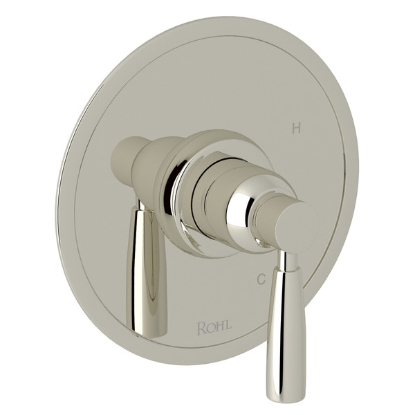 Holborn Pressure Balance Trim without Diverter - Polished Nickel with Metal Lever Handle | Model Number: U.5335LS-PN - Product Knockout