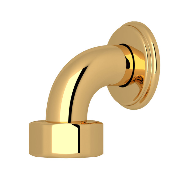 Top Return Elbow for Exposed Thermostatic Valves - English Gold | Model Number: U.5397EG - Product Knockout