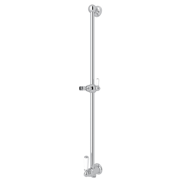 Rail de douche avec contrôle de débit et coude de raccordement intégrés Edwardian - Chrome poli  | Numéro de modèle: U.5535APC - Produit épuisé