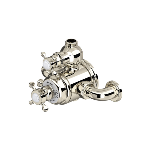 Edwardian™ 3/4" Exposed Therm Valve With Volume And Temperature Control - Polished Nickel | Model Number: U.5552X-PN