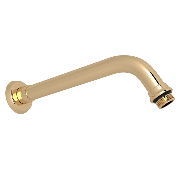 Holborn 7 1/4 Inch Angled Wall Mount Shower Arm - English Gold | Model Number: U.5882EG - Product Knockout