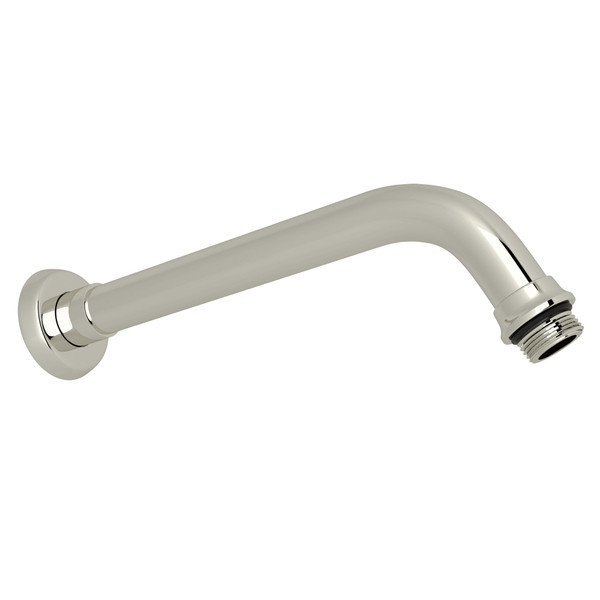 Holborn 7 1/4 Inch Angled Wall Mount Shower Arm - Polished Nickel | Model Number: U.5882PN - Product Knockout