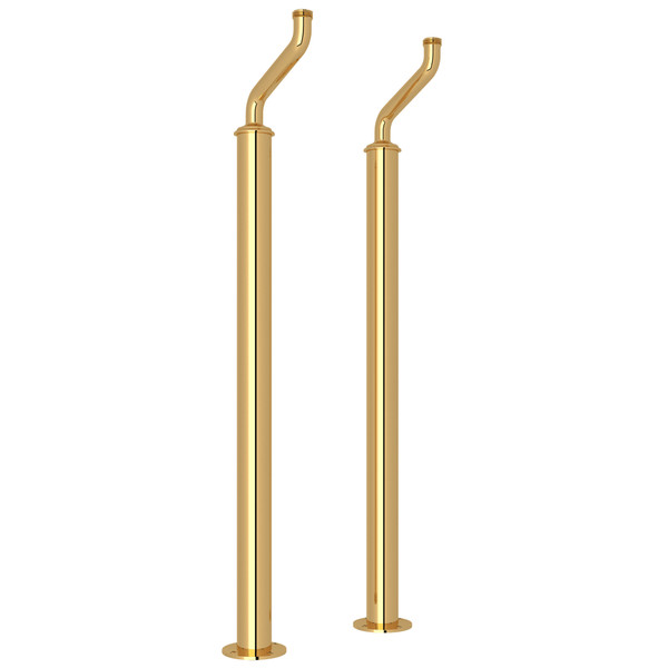 Pair of Floor Pillar Legs or Supply Unions - English Gold | Model Number: U.6388EG - Product Knockout