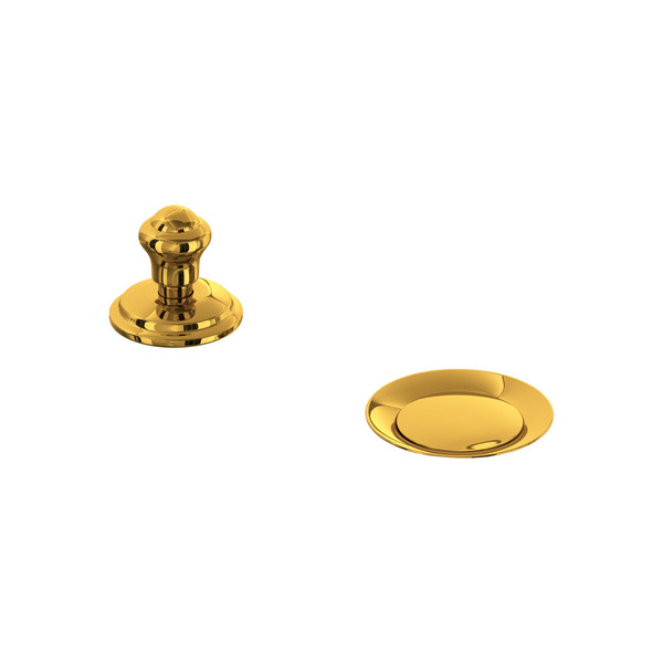 DISCONTINUED Remote Pop-Up Set With Overflow - Unlacquered Brass | Model Number: U.6702ULB