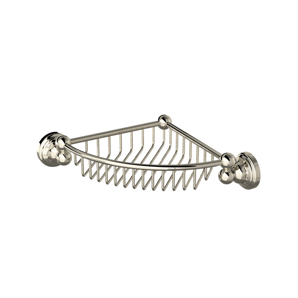Panier en coin mural Edwardian™ - Nickel poli  | Numéro de modèle: U.6916PN