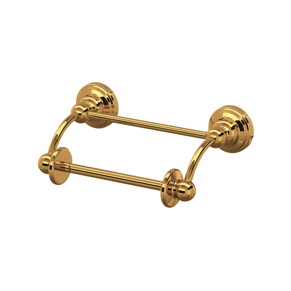 Edwardian Wall Mount Swing Arm Toilet Paper Holder with Lift Arm - English Gold | Model Number: U.6960EG - Product Knockout