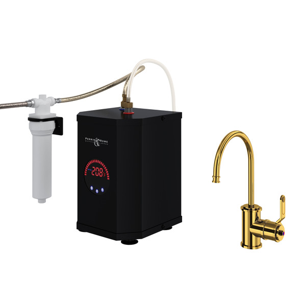 Armstrong™ Hot Water And Kitchen Filter Faucet Kit - Unlacquered Brass | Model Number: U.KIT1833HT-ULB-2