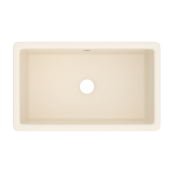 Classic Shaker Single Bowl Undermount Fireclay Kitchen Sink - Parchment | Model Number: UM3018PCT - Product Knockout