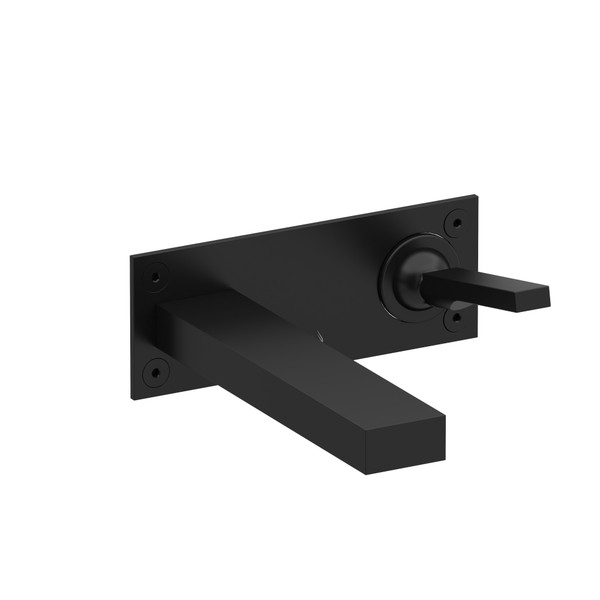 Kubik™ Wall Mount Lavatory Faucet - Black | Model Number: US11BK