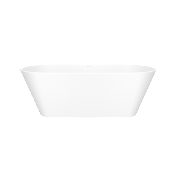 Vetralla 65" x 29" Freestanding Soaking Bathtub - Standard White (Matte) | Model Number: VE2M-N-SM-NO