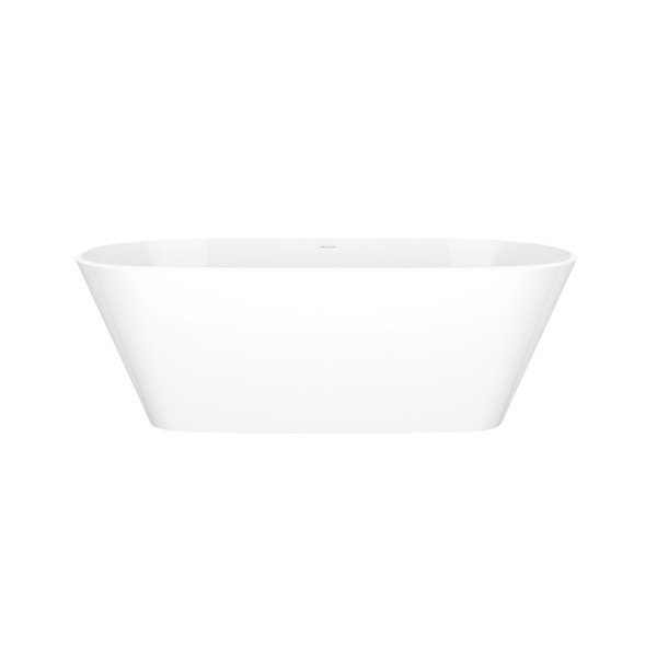 Vetralla 65" x 29" Freestanding Soaking Bathtub - Standard White (Gloss) | Model Number: VE2-N-SW-NO