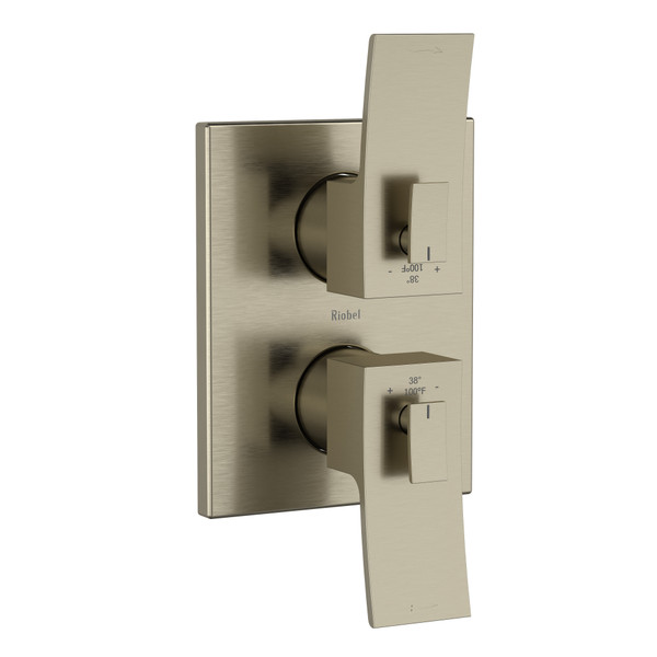 DISCONTINUÉ Système multifonction à pression équilibrée et thermostatique 3/4 po Zendo™ - Nickel brossé | Numéro de modèle: ZOTQ83BN