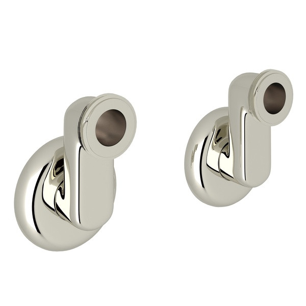 DISCONTINUED-Wall Unions - Set of 2 - Polished Nickel | Model Number: ZZ9314302B/2-PN - Product Knockout