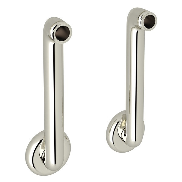 DISCONTINUED-Cast Iron Tub Unions - Set of 2 - Polished Nickel | Model Number: ZZ9353502B-PN - Product Knockout