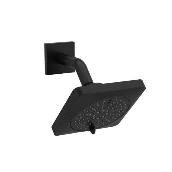 2-Jet Shower Head With Arm 1.5 GPM - Black | Model Number: 343BK-15 - Product Knockout