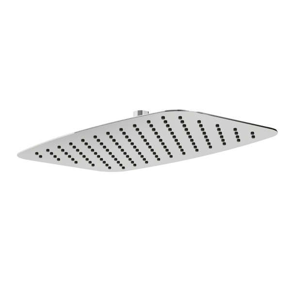 DISCONTINUED 16" x 10" Rain Showerhead - Chrome | Model Number: 499C-15