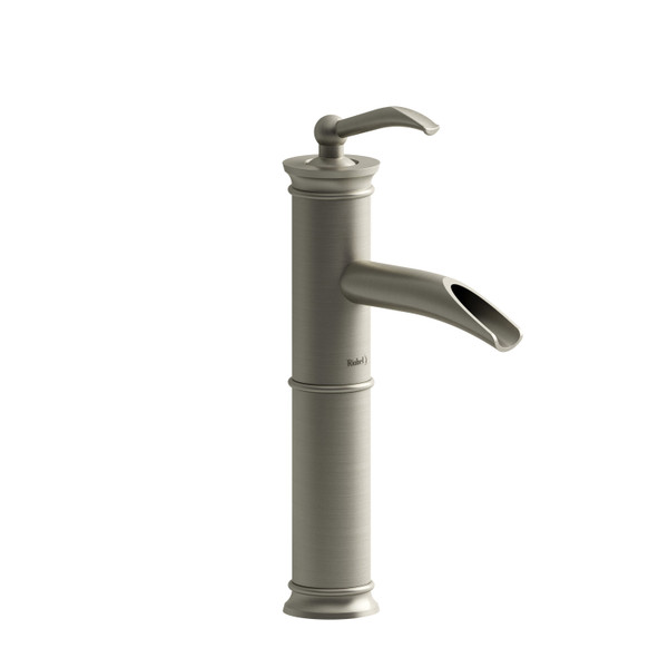 DISCONTINUED Single hole lavatory open spout faucet - Brushed Nickel | Model Number: ALOP01BN