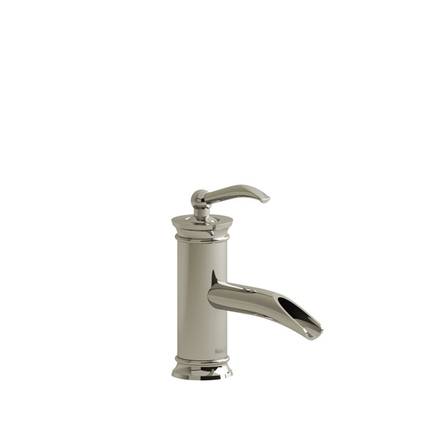 DISCONTINUÉ Robinet de lavabo monotrou à bec ouvert sans drain - Nickel poli  | Numéro de modèle: ASOP00PN-10