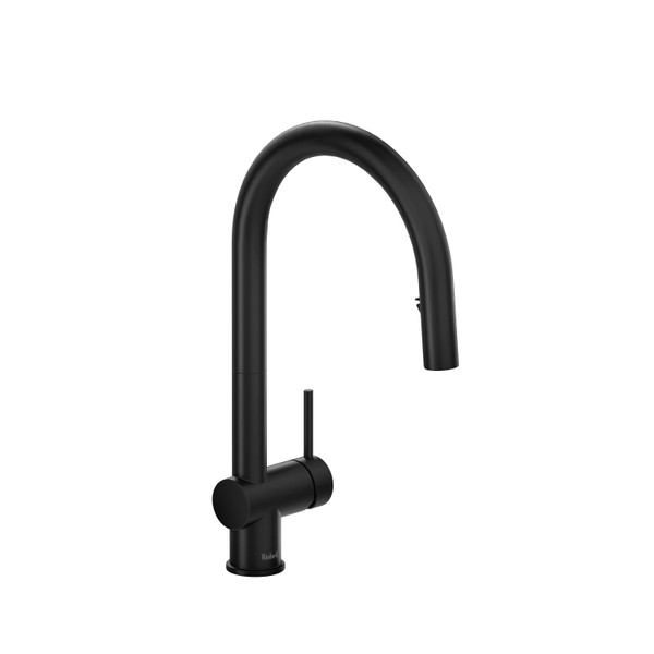 DISCONTINUED-Azure Pull-Down Kitchen Faucet - Black | Model Number: AZ201BK-15 - Product Knockout