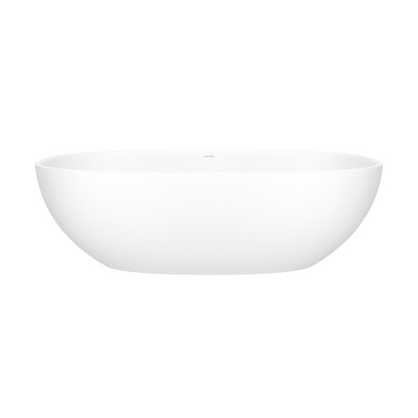 Barcelona 71 Inch X 34 Inch Freestanding Bathtub With Void - Matte White | Model Number: BA3M-N-SM-NO - Product Knockout