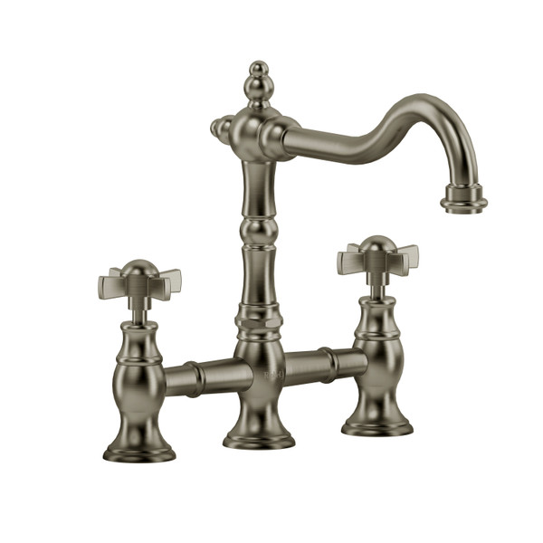 DISCONTINUED Bridge kitchen faucet - Brushed Nickel | Model Number: BR100XBN
