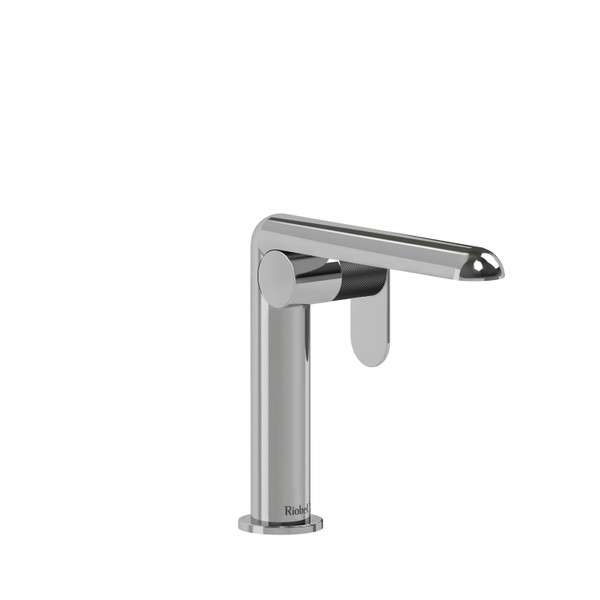 DISCONTINUED Single hole lavatory faucet - Chrome/Black | Model Number: CIS00KNCBK-10