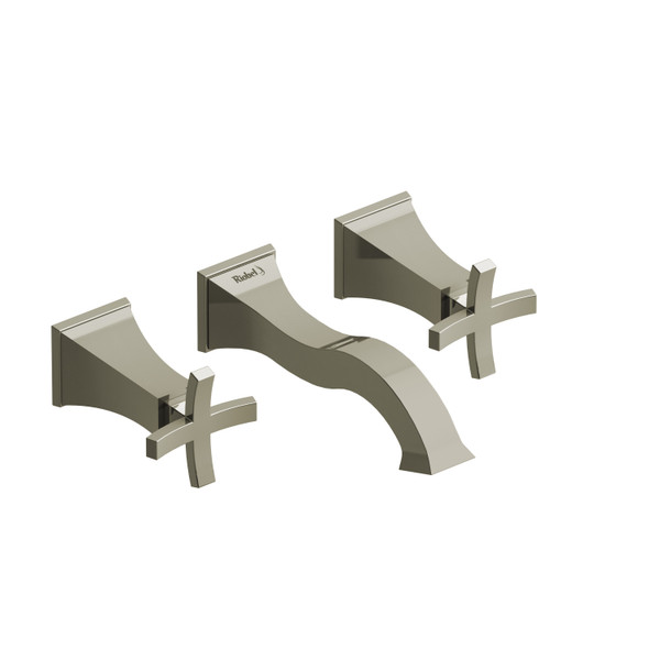 DISCONTINUED 8" wall-mount tub filler - Polished Nickel | Model Number: EF05+PN