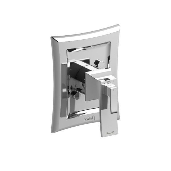 DISCONTINUED 2-way no share Type T/P (thermostatic/pressure balance) coaxial complete valve - Chrome | Model Number: EF44C