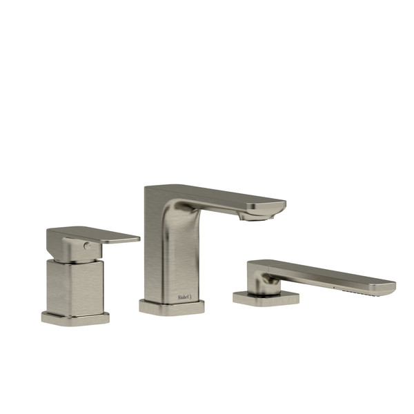 Robinet de bain à montage sur comptoir type P (pression équilibrée) de 3 pièces avec douchette en PEX Equinox - Nickel brossé  | Numéro de modèle: EQ16BN-SPEX - Produit épuisé