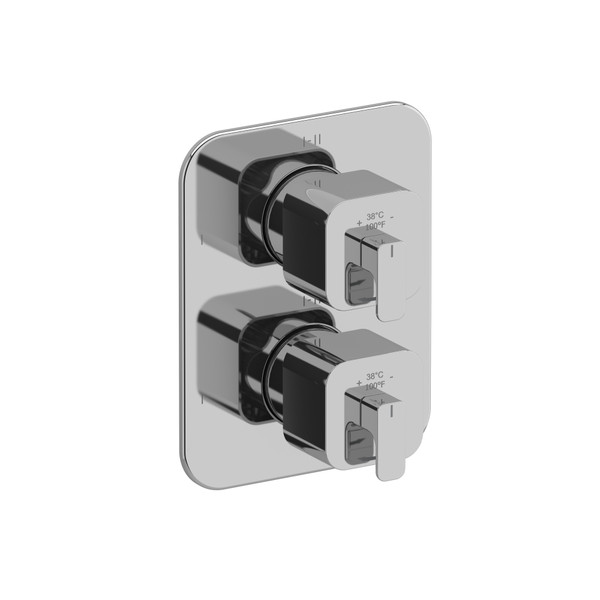 Equinox 4-Way Type T/P (Thermostatic/Pressure Balance) 3/4 Inch Coaxial Complete Valve - Chrome | Model Number: EQ46C - Product Knockout