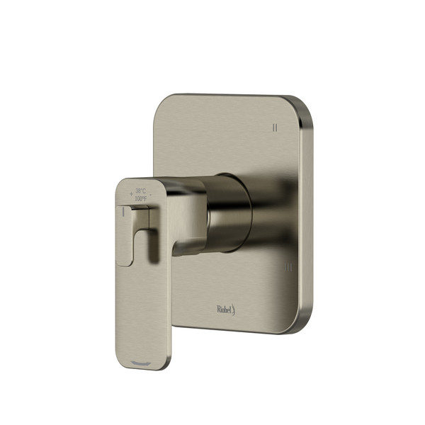 DISCONTINUED 3-way no share Type T/P (thermostatic/pressure balance) coaxial complete valve EXPANSION PEX - Brushed Nickel | Model Number: EQ47BN-EX
