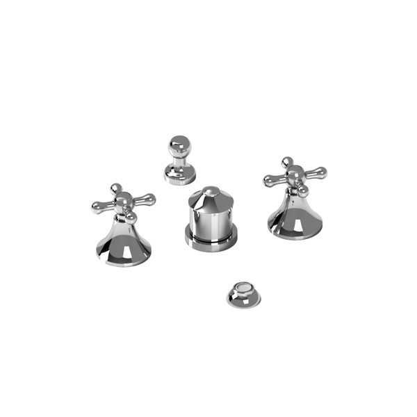 DISCONTINUED 4-piece bidet faucet with integrated vacuum breaker - Chrome | Model Number: FI09+C