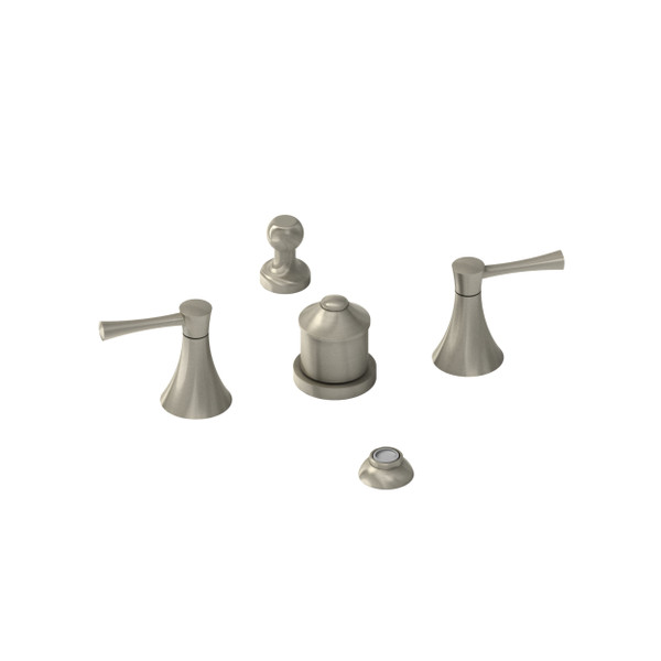 DISCONTINUED 4-piece bidet faucet with integrated vacuum breaker - Brushed Nickel | Model Number: FM09LBN