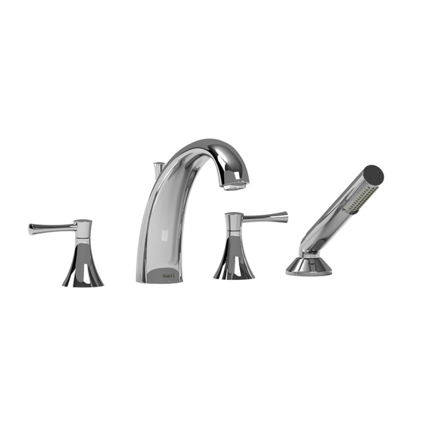 DISCONTINUED 4-piece deck-mount tub filler with Handshower - Chrome | Model Number: FM12LC