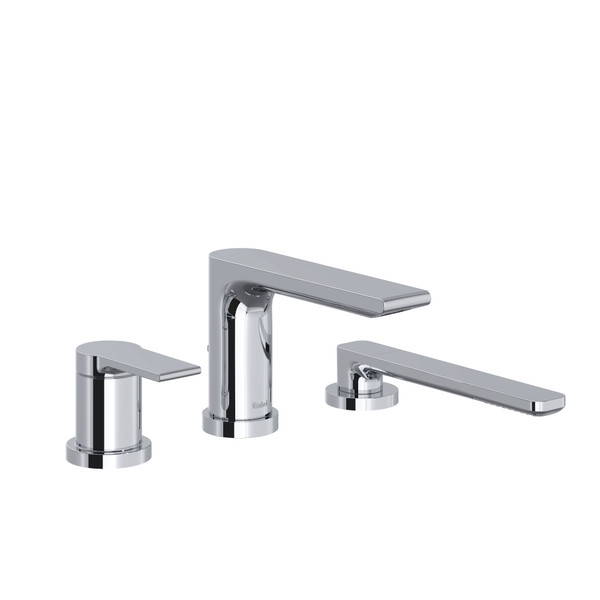 Robinet de bain à montage sur comptoir de 3 pièces avec douchette en PEX Fresk - Chrome  | Numéro de modèle: FR10C-SPEX - Produit épuisé