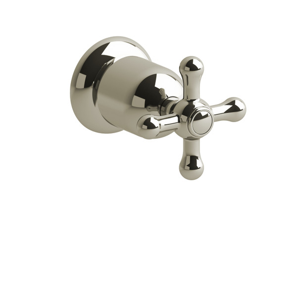 DISCONTINUED 1/2" shut-off valve - Polished Nickel | Model Number: GN20+PN
