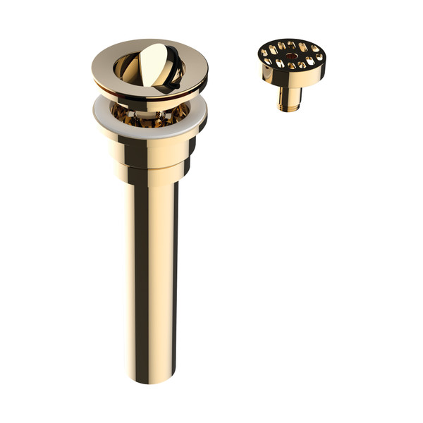 Universal Flip Drain - Polished Brass | Model Number: K-24-PB - Product Knockout