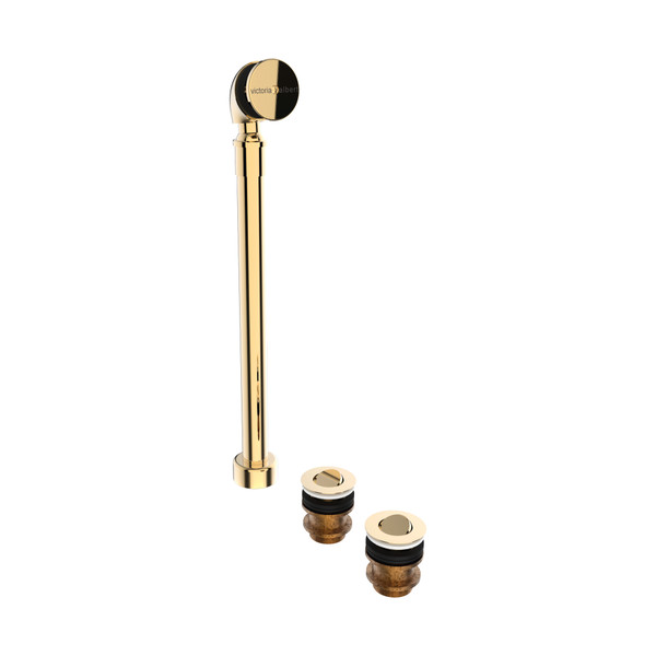 Freestanding Bathtub Drain For Sub-Floor Installation Box For Cabrits Tub - Polished Brass | Model Number: K-52-PB - Product Knockout