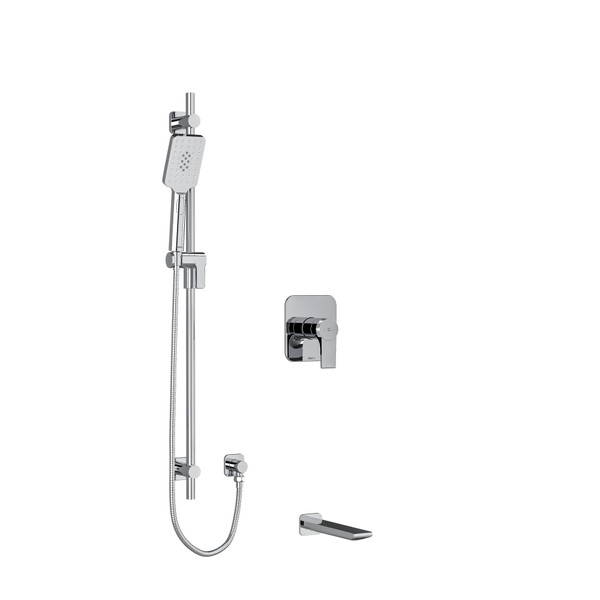 DISCONTINUED Fresk Shower Kit 1244 - Chrome | Model Number: KIT1244FRC-SPEX