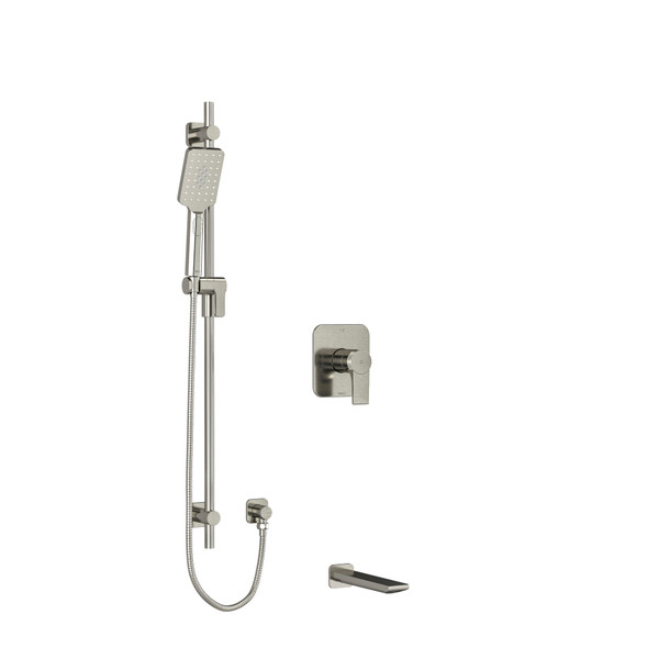 DISCONTINUED Fresk Shower Kit 1244 - Brushed Nickel | Model Number: KIT1244FRBN-SPEX