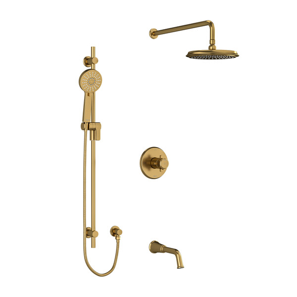 DISCONTINUED Shower Kit 1345 - Brushed Gold | Model Number: KIT1345MMRD+BG
