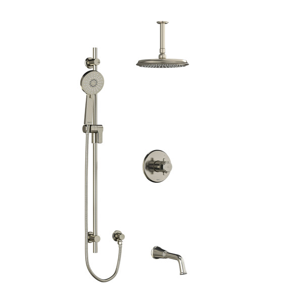 DISCONTINUED Shower Kit 1345 - Brushed Nickel | Model Number: KIT1345MMRD+BN-6