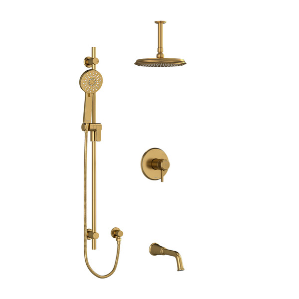 DISCONTINUED Shower Kit 1345 - Brushed Gold | Model Number: KIT1345MMRDLBG-6