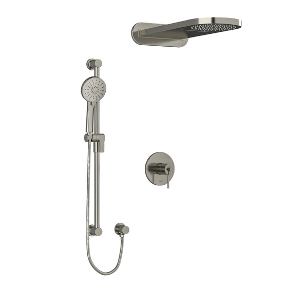 DISCONTINUED Shower Kit 2745 - Brushed Nickel | Model Number: KIT2745CSTMBN-EX
