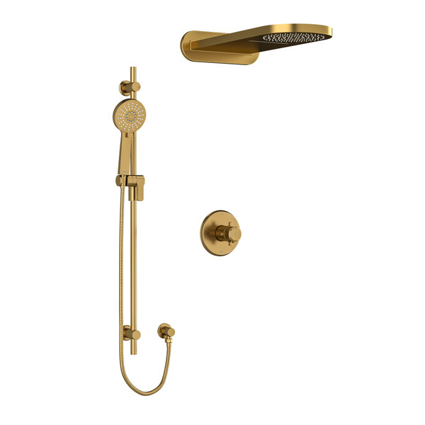 DISCONTINUED Shower Kit 2745 - Brushed Gold | Model Number: KIT2745MMRD+BG
