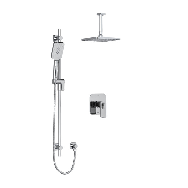 DISCONTINUED Equinox Type T/P (Thermostatic/Pressure Balance) 1/2 Inch Coaxial 2-Way System With Hand Shower And Shower Head - Chrome | Model Number: KIT323EQC-6