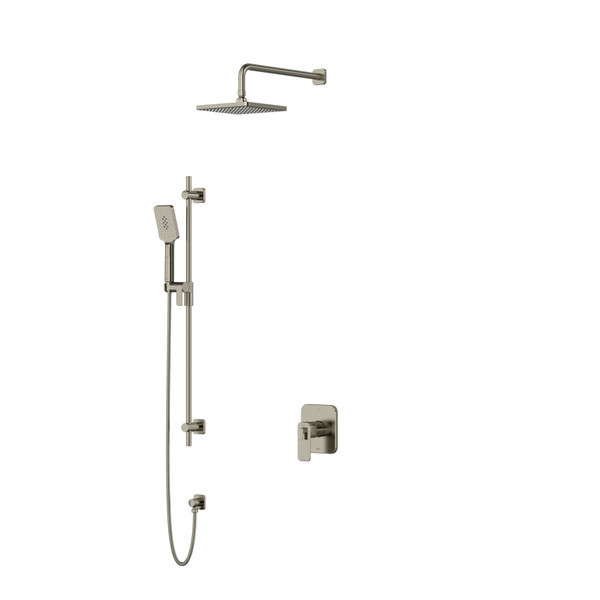 DISCONTINUED Equinox Type T/P (Thermostatic/Pressure Balance) 1/2 Inch Coaxial 2-Way System With Hand Shower And Shower Head - Brushed Nickel | Model Number: KIT323EQBN-SPEX