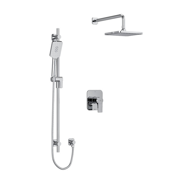 DISCONTINUED-Fresk Shower Kit 323 - Chrome | Model Number: KIT323FRC-6-EX - Product Knockout