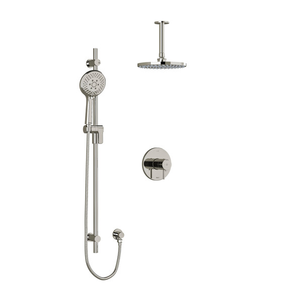 DISCONTINUED Pallace Type T/P (Thermostatic/Pressure Balance) 1/2 Inch Coaxial 2-Way System With Hand Shower And Shower Head - Polished Nickel | Model Number: KIT323PATMPN-6