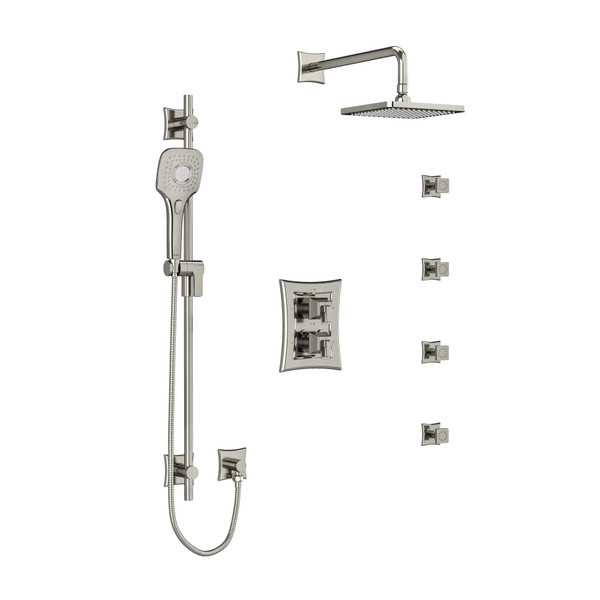 Eiffel Shower Kit 446 - Brushed Nickel | Model Number: KIT446EFBN-6 - Product Knockout